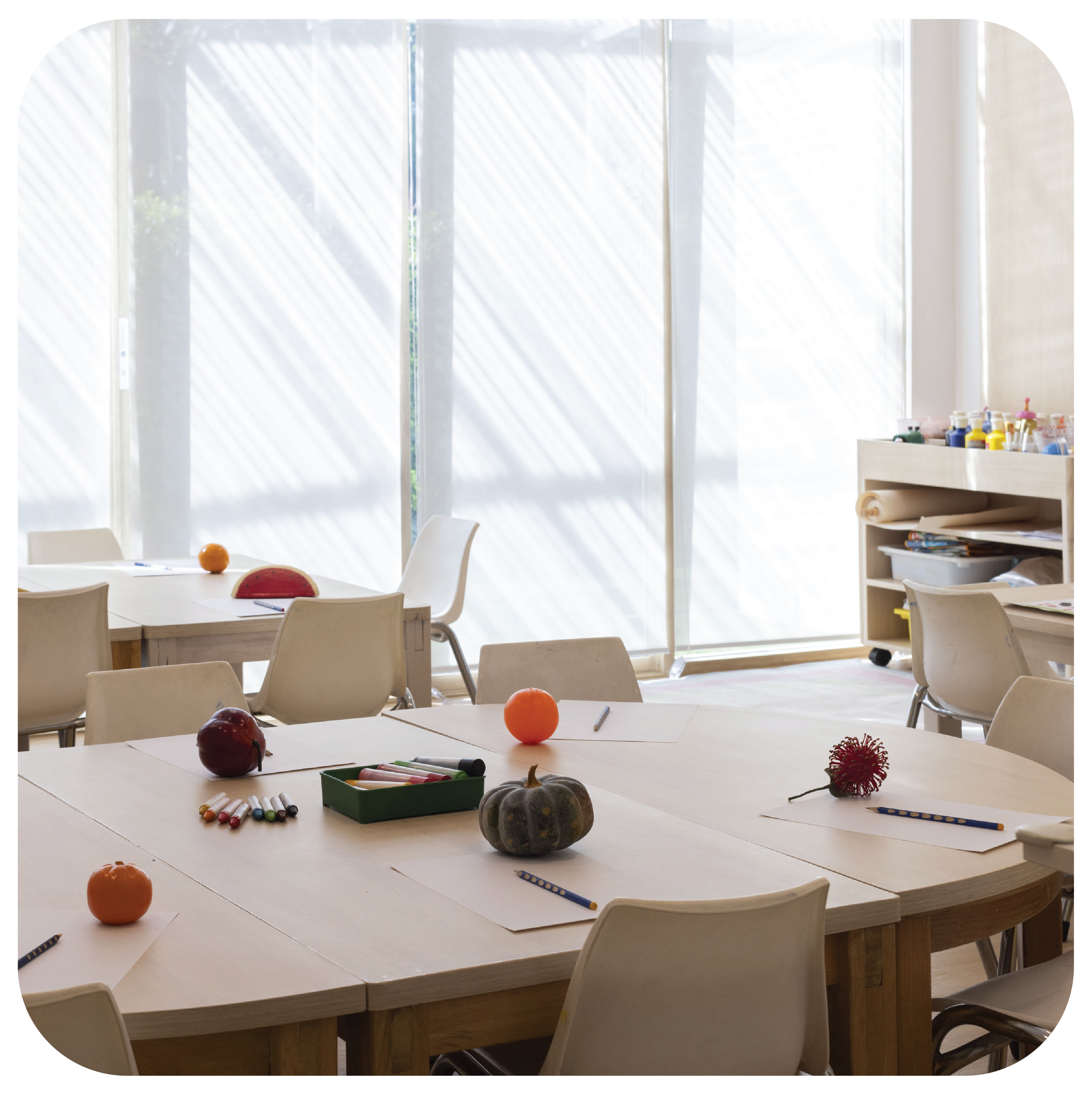 Anvida School campus — indoor play space