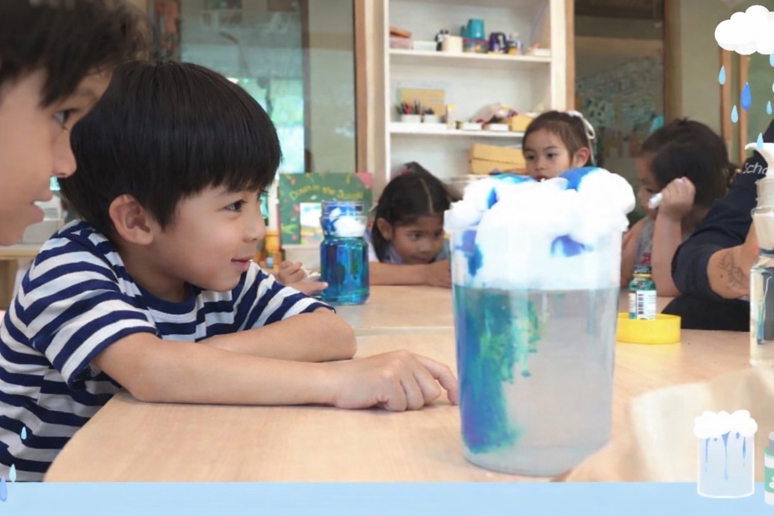 Students participating in active learning at Anvida School